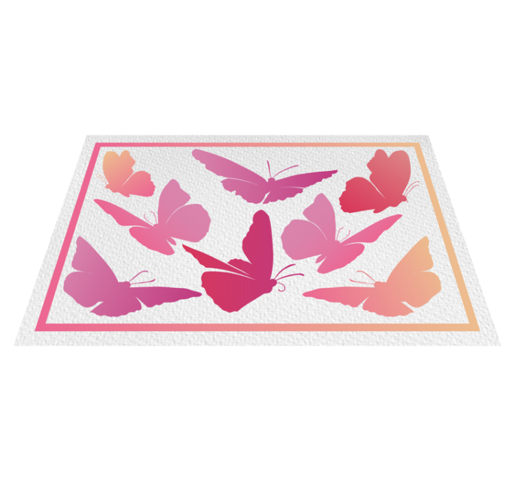 Naproane pentru copii emblema fluture vibrant - TenStickers
