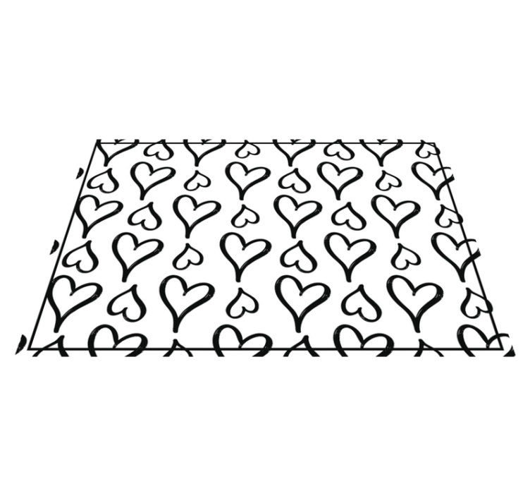 Naproane pentru copii model jucăuș cu inimioare - TenStickers