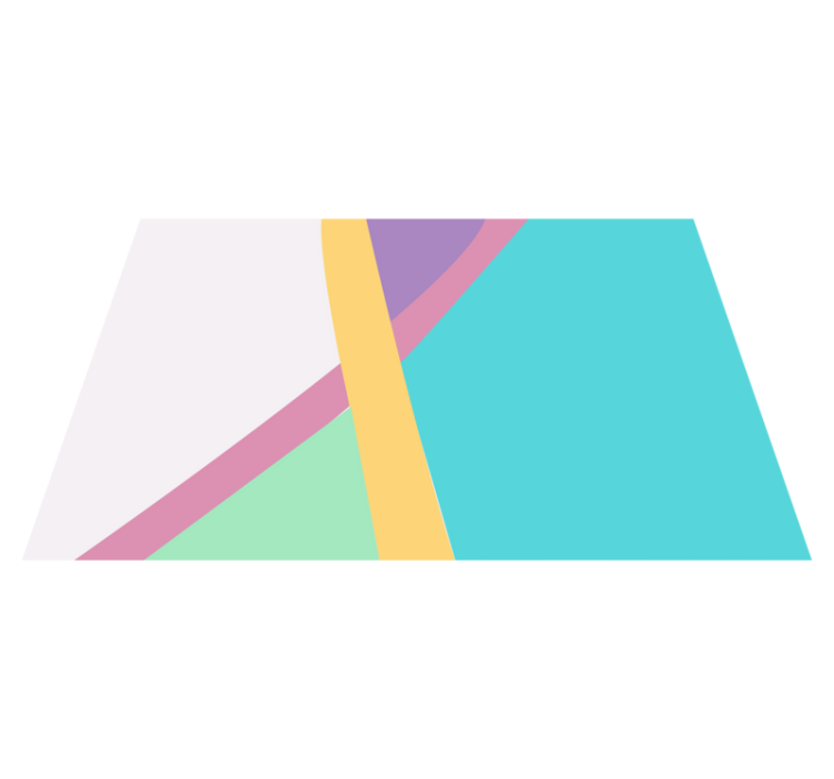 Naproane modern cu straturi colorate abstracte - TenStickers