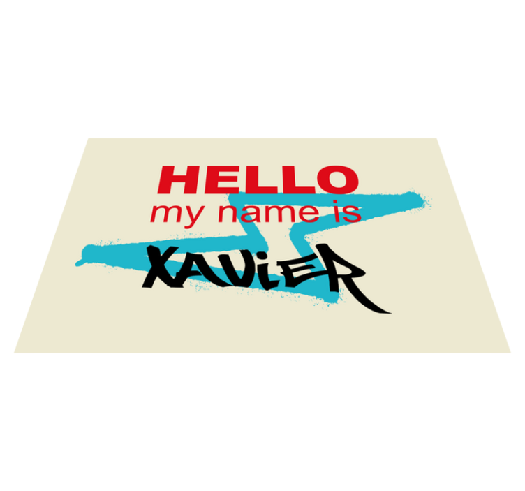 Naproane cu texte anunț personalizat de nume - TenStickers