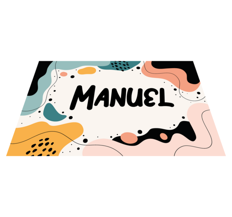 Naproane pentru copii forme abstracte vibrante - TenStickers