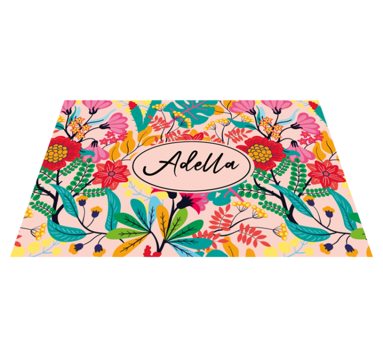 Culori vintage flori rogojini personalizate - TenStickers