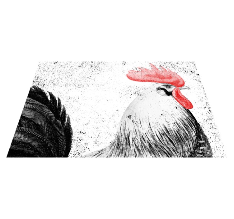 Naproane original ilustrație cu cocoș - TenStickers