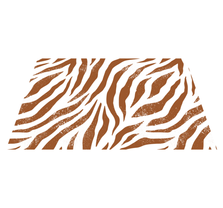 Naproane de textură cu model zebra pentru masă - TenStickers