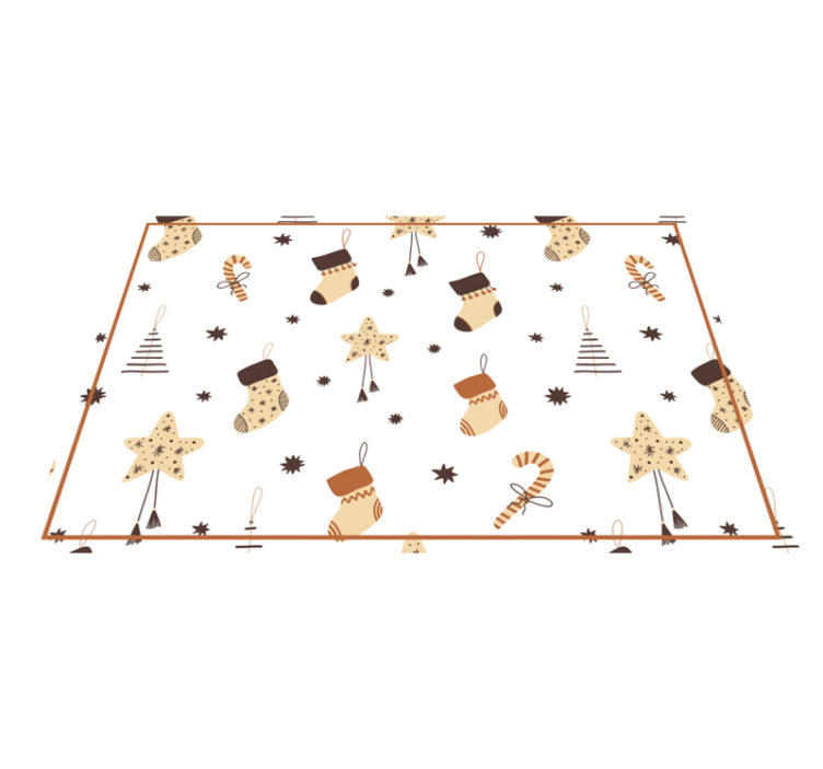 Naproane de crăciun cu motiv de ciorapi festive - TenStickers