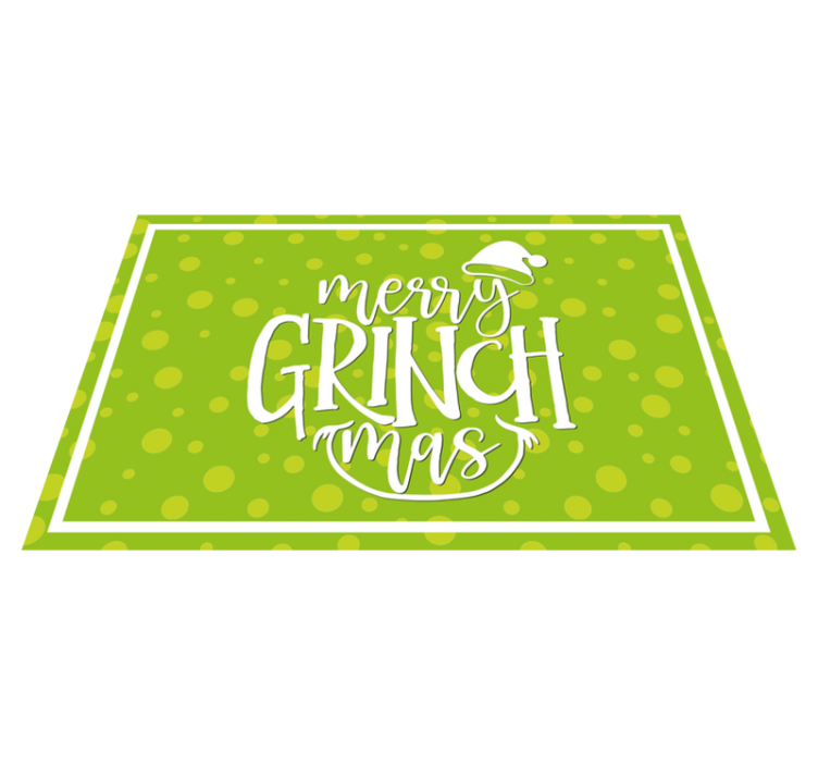 Naproane de crăciun designul fericit al grinch-ului - TenStickers