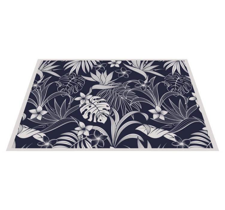 Naproane elegant cu imprimeu floral tropical - TenStickers