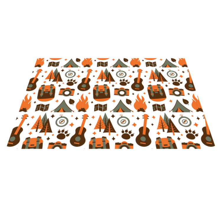 Naproane pentru copii elemente de aventură în camping - TenStickers