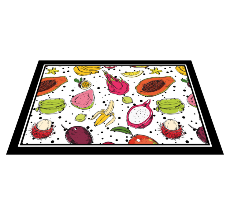 Naproane original cu motiv vibrant de fructe - TenStickers