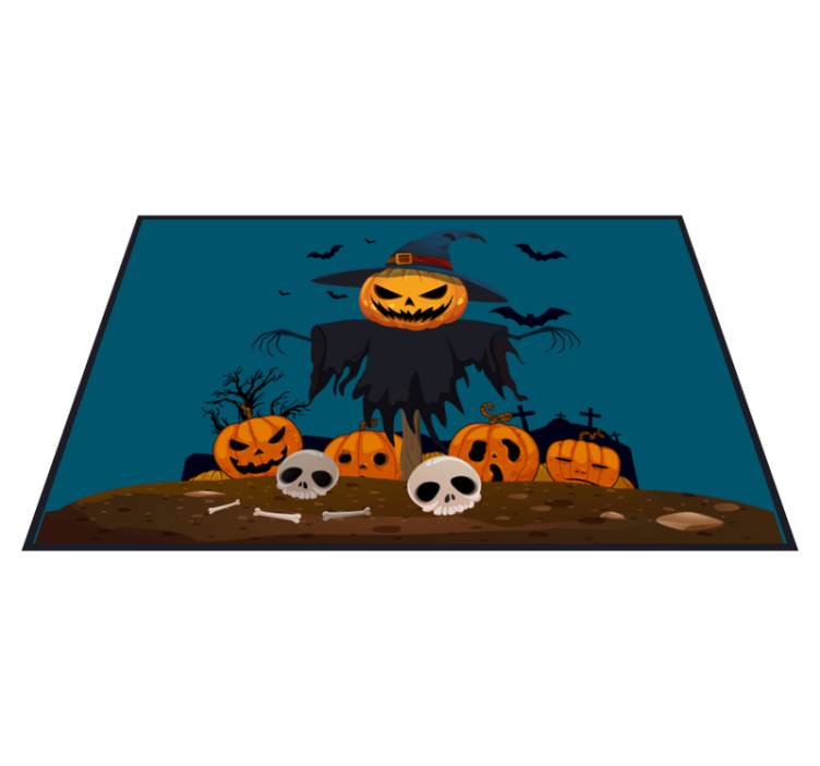 Naproane de halloween groaza dovleacului speriat - TenStickers