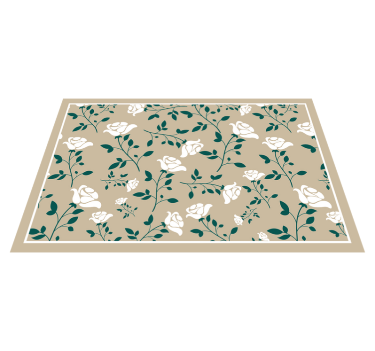 Naproane de textură model floral verde - TenStickers