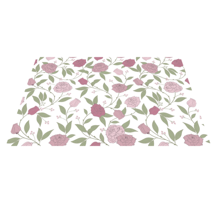 Naproane original cu model floral elegant - TenStickers