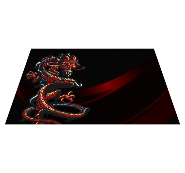 Naproane original cu motiv de dragon - TenStickers
