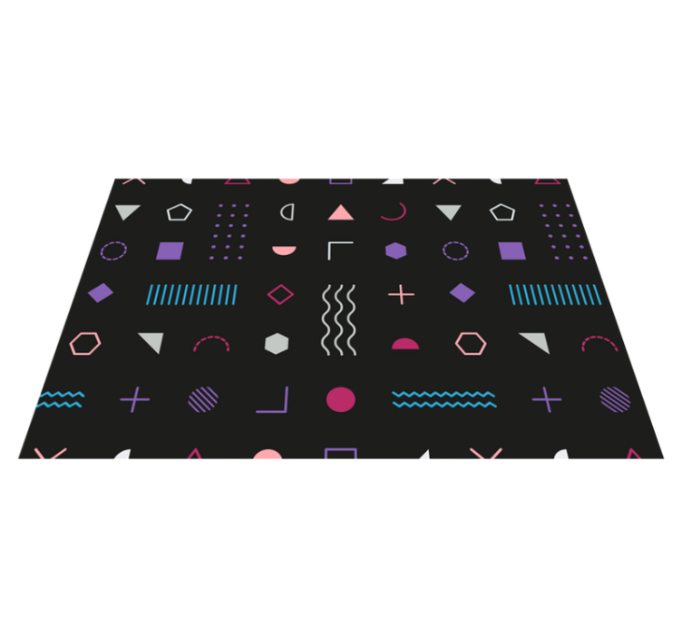 Naproane modern cu fundal geometric - TenStickers