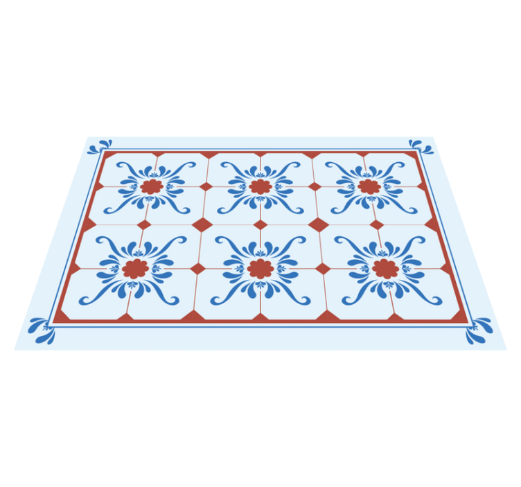 Naproane de textură cu model floral vintage - TenStickers