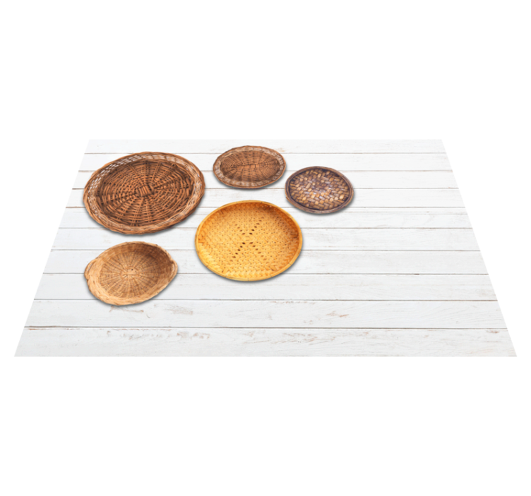 „boho” decor de perete texturate șevoruri - TenStickers