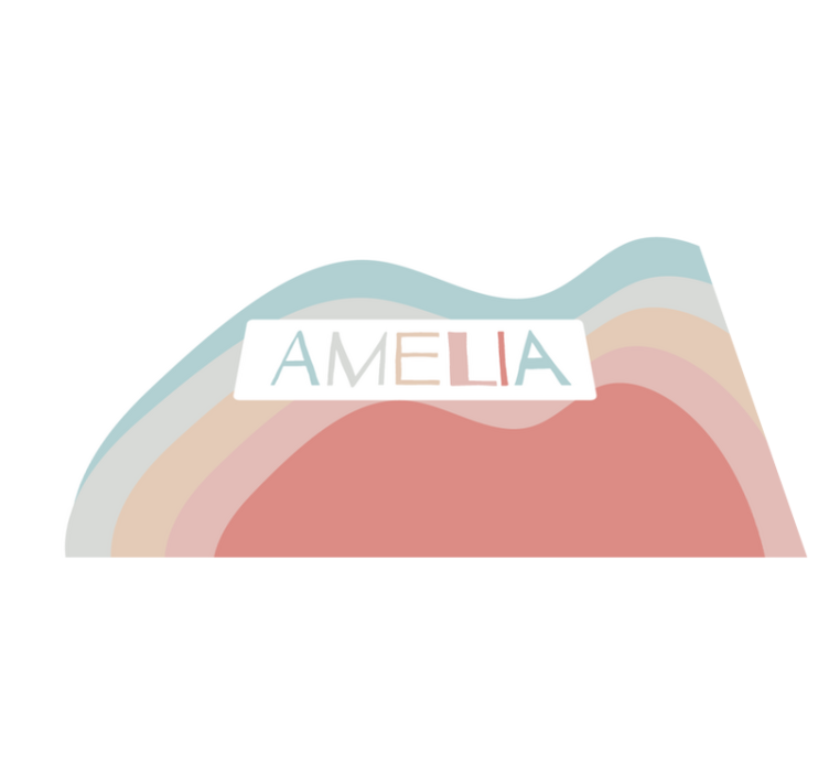 Naproane cu nume personalizate colorate - TenStickers