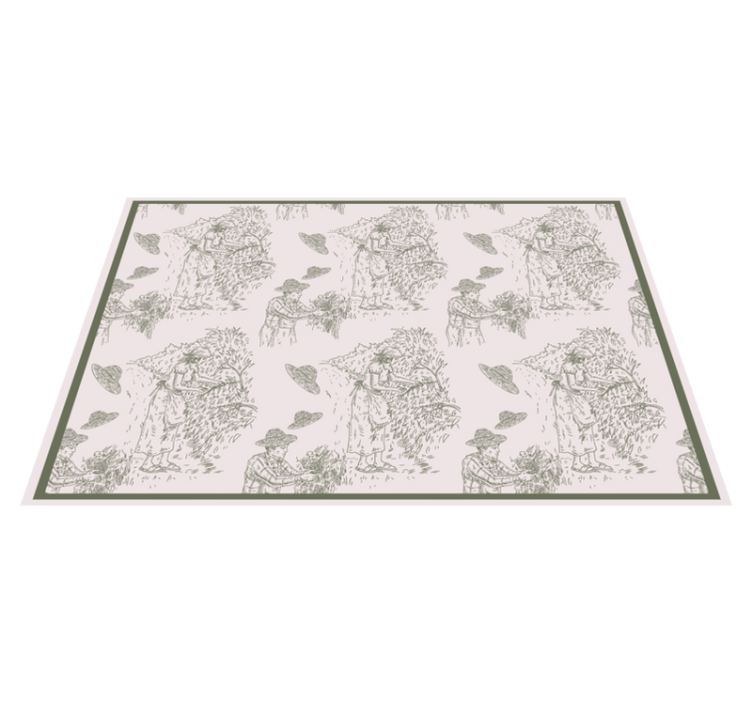 Naproane original peisaj de recoltare a naturii - TenStickers