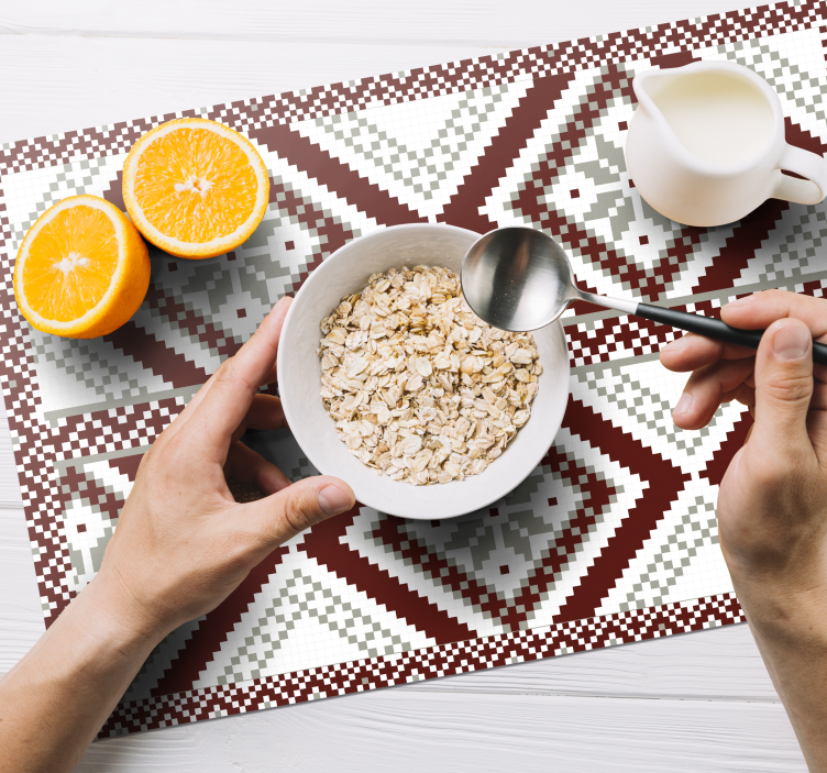 Naproane de textură cu model texturat geometric - TenStickers