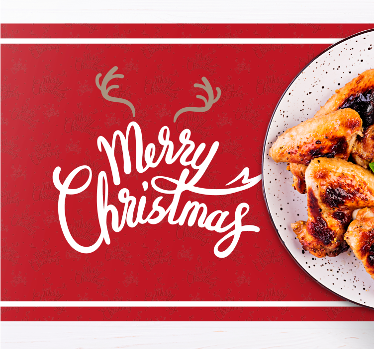 Crăciun fericit renă de crăciun - TenStickers