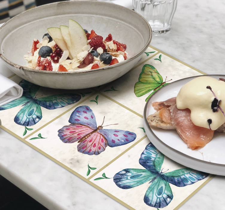 Fluturi dale fluture placemats - TenStickers