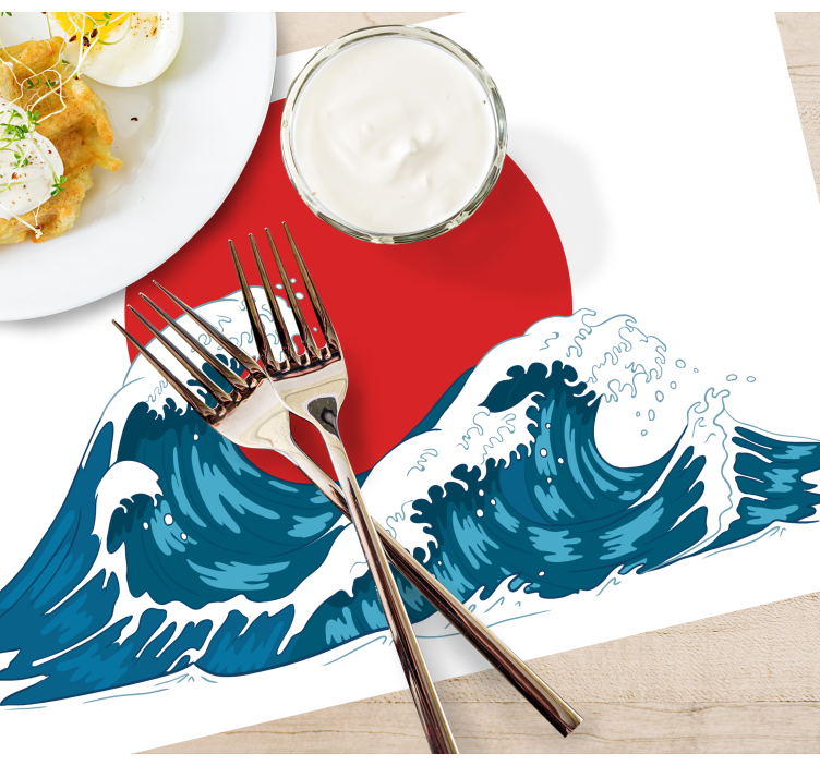 Huse japoneze de mare val ocean restaurant - TenStickers