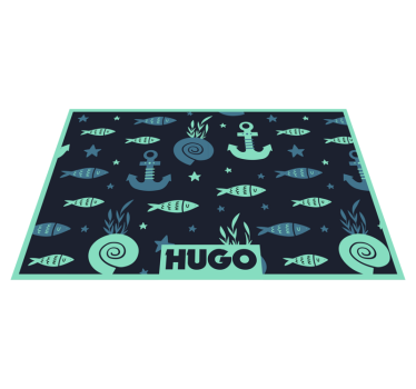 Naproane pentru copii model pești nautici - TenStickers