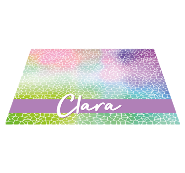 Model moder personalizabil nume placemats vinil modern - TenStickers