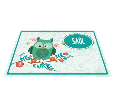 Bufnițe personalizate pentru copii de vină - TenStickers
