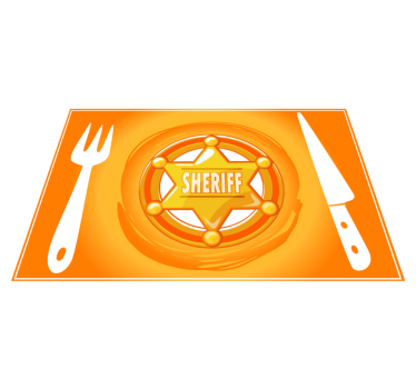 Naproane original tema stelei Șerifului - TenStickers