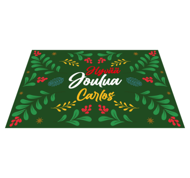 Naproane de crăciun cu model de verdeață festivă - TenStickers