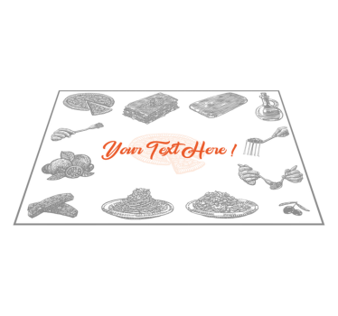 Naproane original stil ilustrație culinară - TenStickers