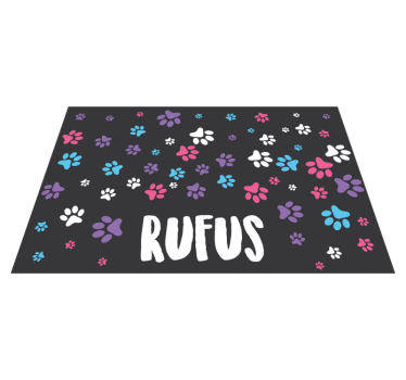 Naproane pentru copii urme colorate de lăbuțe - TenStickers