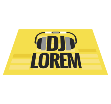 Dj pantone culori cu nume personalizate covorașe de masă - TenStickers
