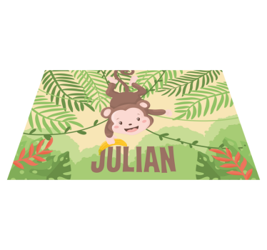 Covorașe de masă personalizate cu maimuță mică - TenStickers