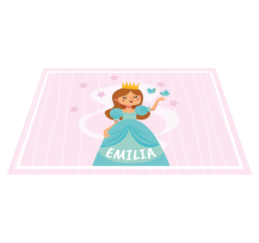 Naproane pentru copii ilustrație cu prințese - TenStickers