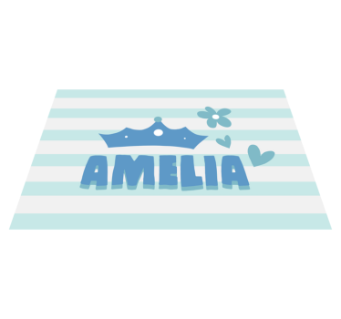 Naproane pentru copii coroană și nume - TenStickers
