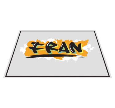 Stil urban graffiti colorat covorașe de masă personalizate - TenStickers