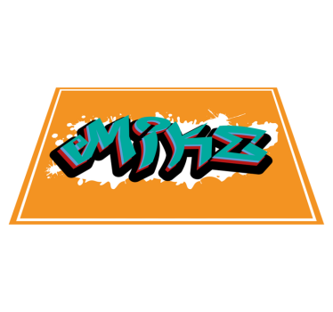 Covorașe de masă personalizate king style graffiti sălbatic - TenStickers