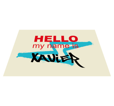 Naproane cu texte anunț personalizat de nume - TenStickers