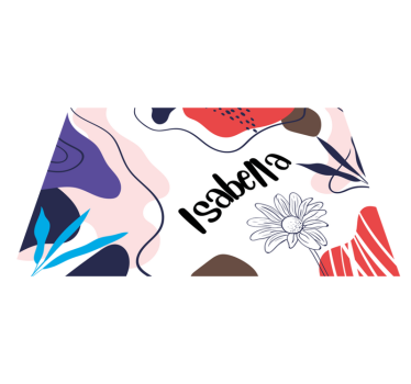 Naproane cu nume flori abstracte colorate - TenStickers
