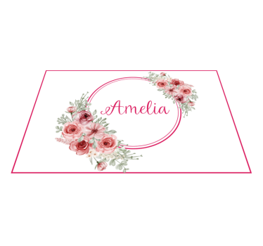 Naproane cu nume creație botanică personalizată - TenStickers