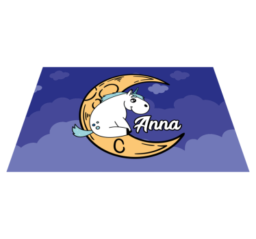 Naproane pentru copii noaptea unicornului lunar - TenStickers