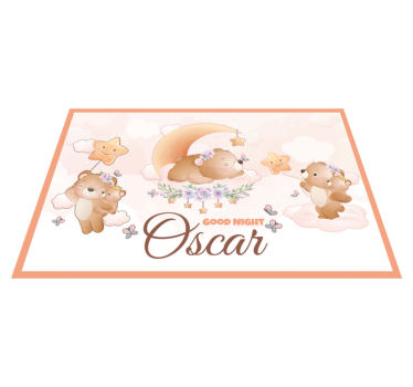 Naproane pentru copii urși cu stele - TenStickers