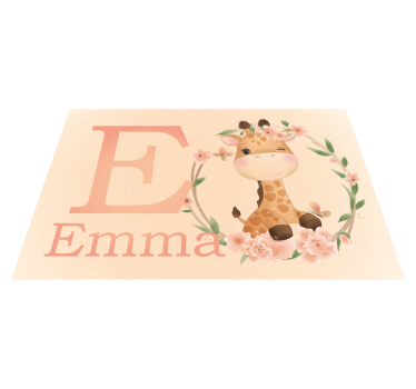Naproane pentru copii cu personajul girafă drăguță - TenStickers