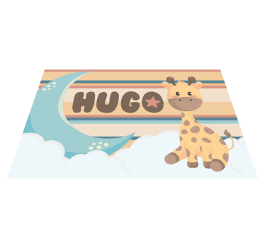 Naproane pentru copii figurina girafă adorabilă - TenStickers