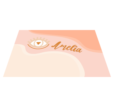 Naproane cu nume personalizate cu motiv ocular - TenStickers