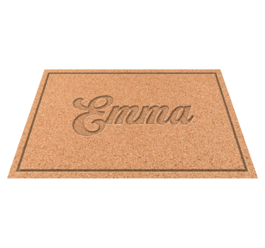 Naproane de textură Fata de masa personalizata din pluta - TenStickers