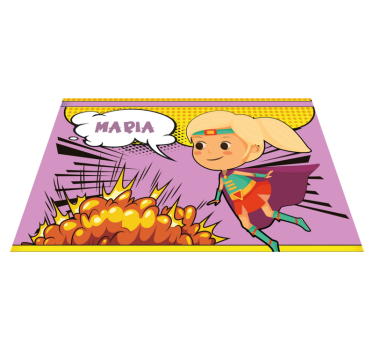 Naproane cu nume super-eroina comică - TenStickers