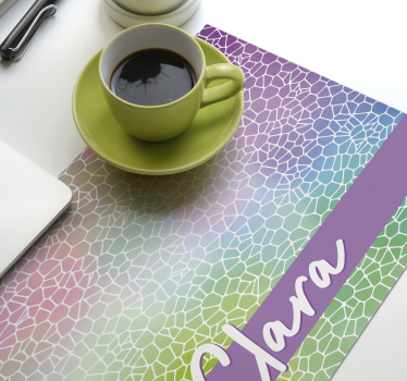 Model moder personalizabil nume placemats vinil modern - TenStickers
